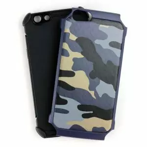 Army Pattern Hardcase Soft Back Cover Casing OPPO F1S BLUE