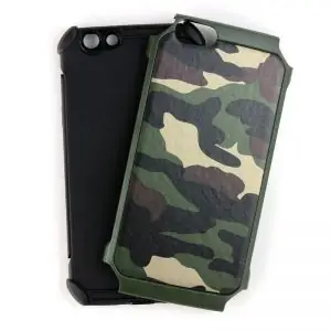 Army Pattern Hardcase Soft Back Cover Casing OPPO F1S Green