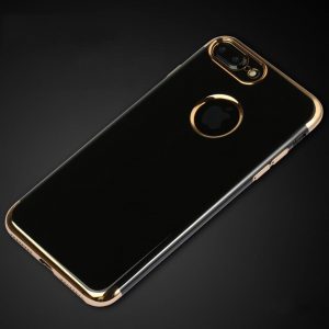 CASE IPHONE 66S677 SLIM SILICONE ELECTROPLATE JET BLACK 4