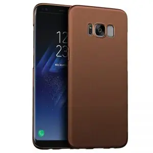 Samsung Galaxy S8 Sand Scrub Ultra Thin Hard Case Coklat