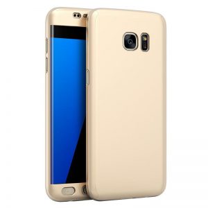 Samsung S7 Edge 360 Full Cover Baby Skin Ultra Thin Hard Case Gold