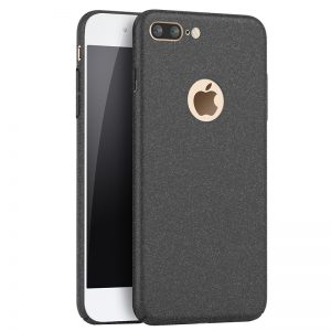 iPhone 7 Plus Sand Scrub Ultra Thin Full Cover Hard Case Black 112003