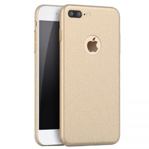 iPhone 7 Plus Sand Scrub Ultra Thin Full Cover Hard Case Gold 112002