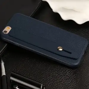 1. SOFT CASE LEATHER STRAP SILICON IPHONE