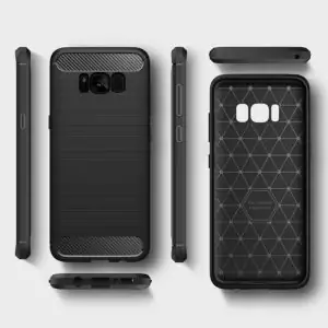 Samsung Galaxy S8 PLUS Carbon Fiber Soft Case Detil