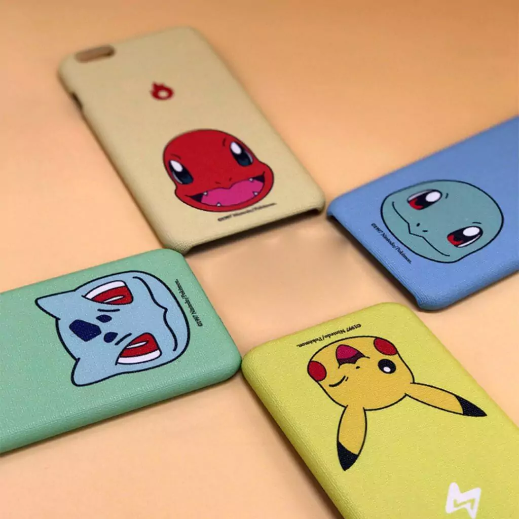 iPhone 6 Plus6s Plus Pokemon Leather Touch Hard Case Pikachu