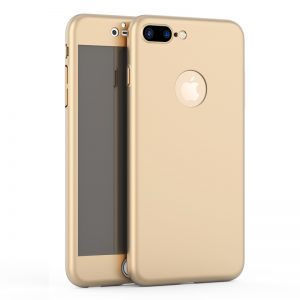 iPhone 7 360 Full Cover Ultra Thin Baby Skin Hard Case Gold 122303