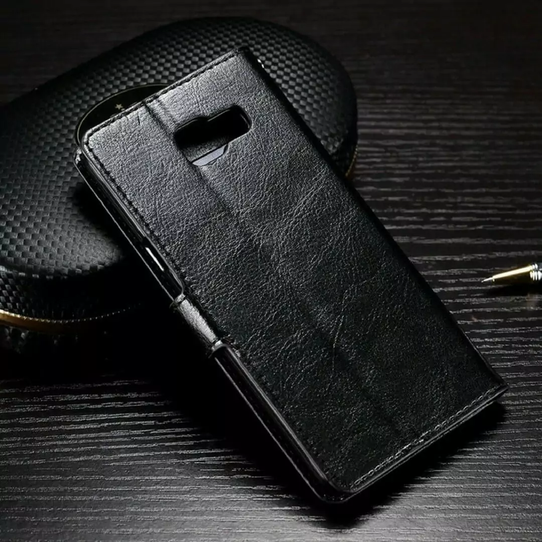 Bagian Belakang Flip Leather Wallet Samsung Galaxy A7 2017