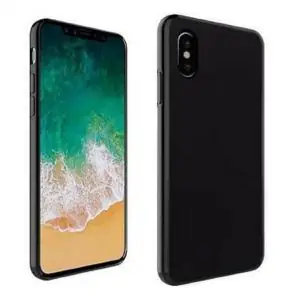 Black Sillicone Iphone X