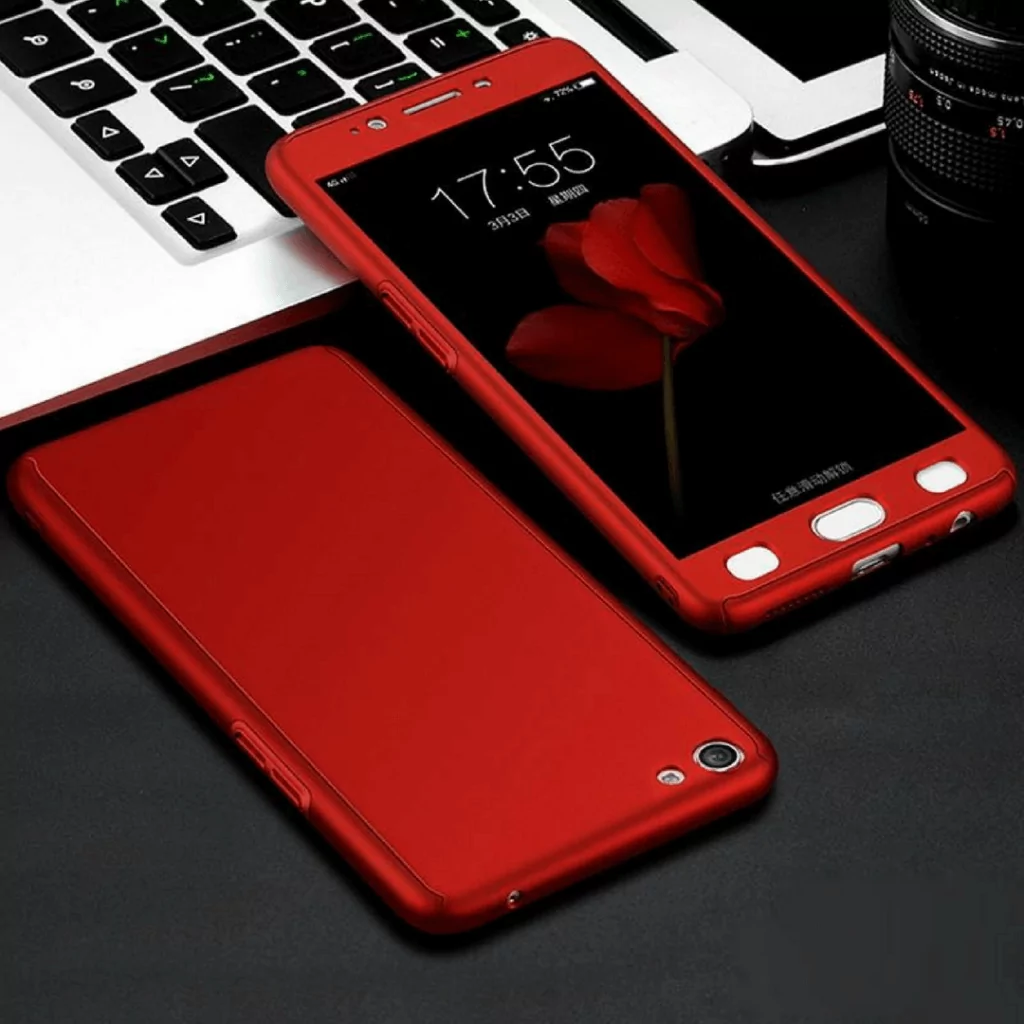 Hardcase 360 Full Cover OPPO F3 Protect Case Merah