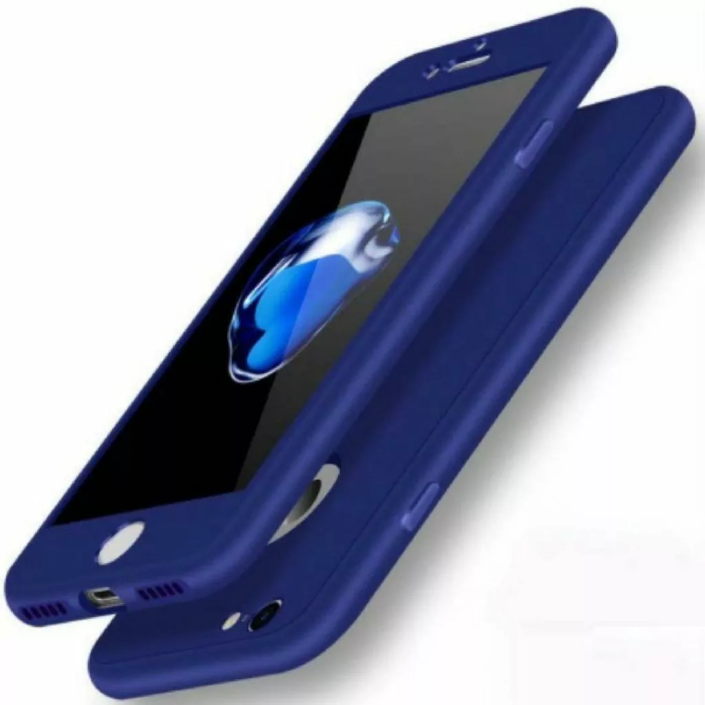 Softcase 360 Front And Back Full Body Blue Navy