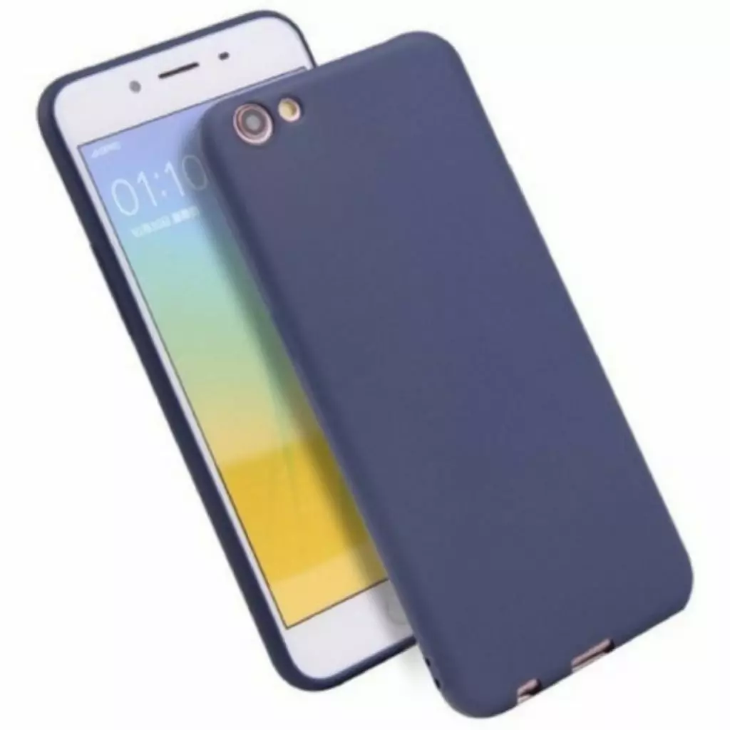 Softcase Silicone OPPO F1s Navy