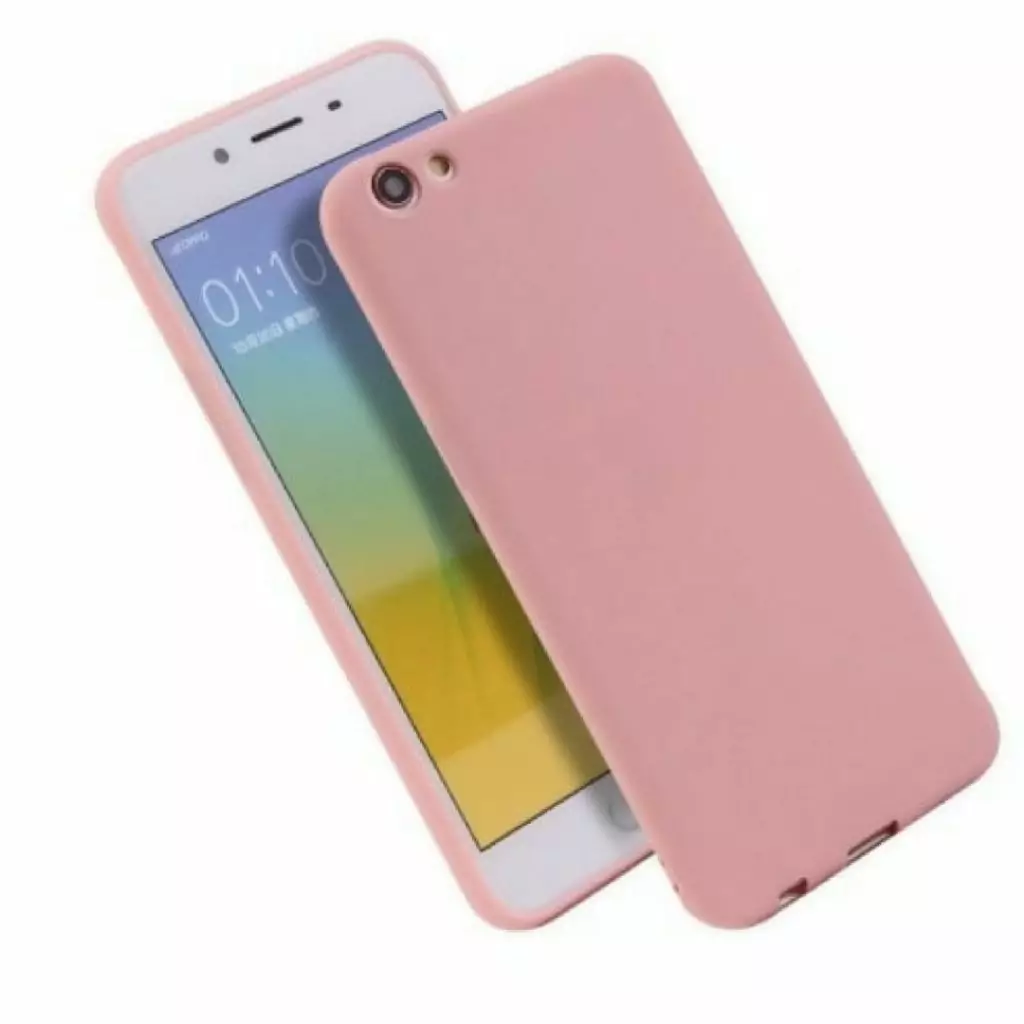 Softcase Silicone OPPO F1s Pink