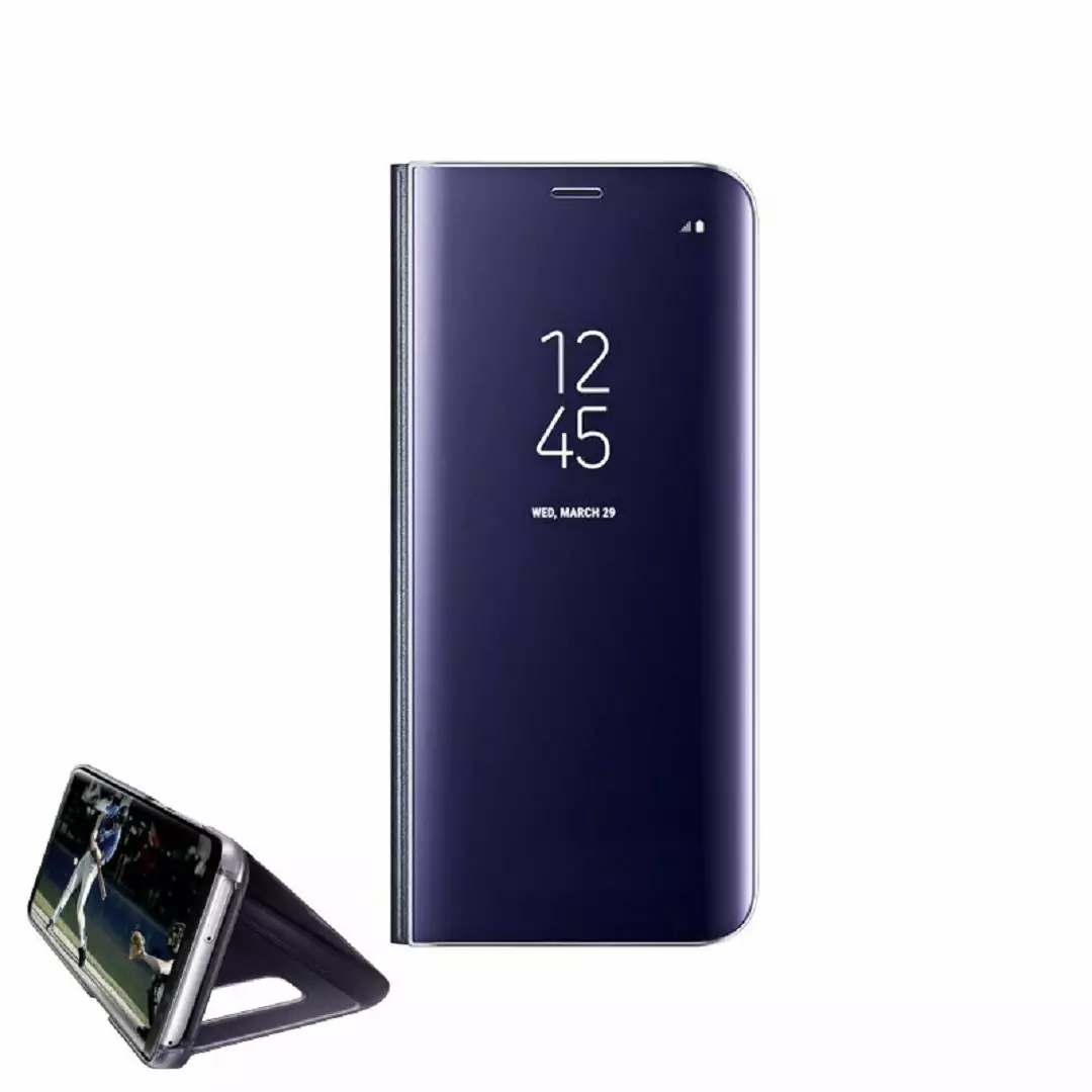 Standing Cover Mirror Samsung J7 J5 J3 Pro Violet