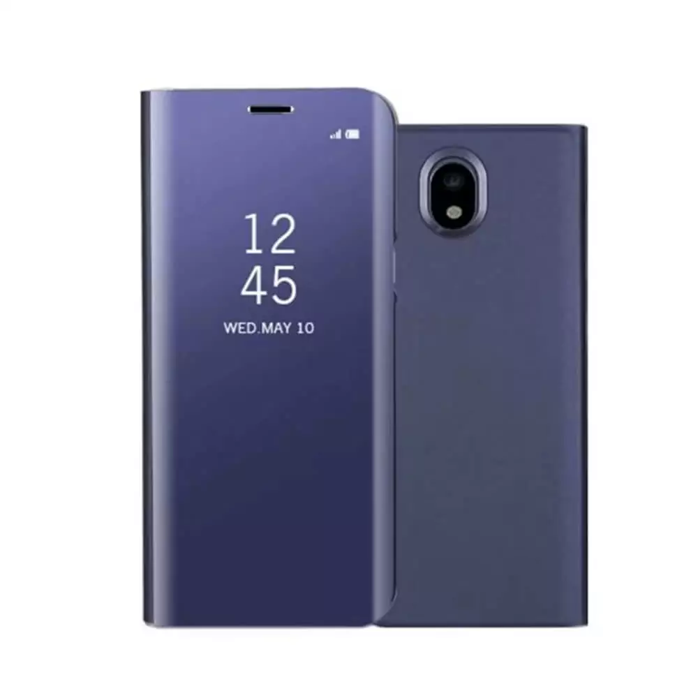 For Samsung Galaxy J7 2017 EU Version J730 Case 5 5 Inch Mirror Flip Stand IDOOLS Purple