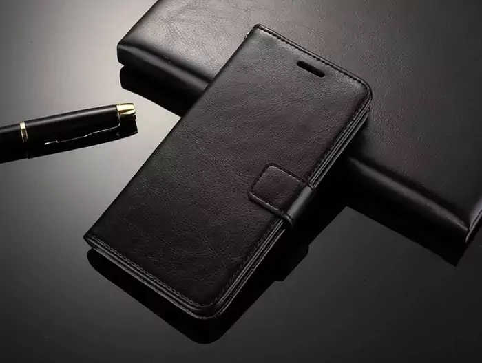 Flip Leather Note 5 Black