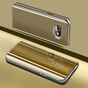 Smart Mirror Clear View Flip Case For Samsung Galaxy A5 A7 A3 2017 Luxury Stand PU 2 compressor