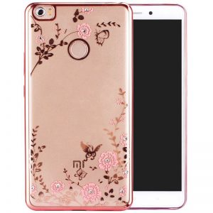 For Fundas Xiaomi Max 2 Case Flower Diamond Soft Silicone Glitter TPU Back Cover Xiomi Mi 1 compressor