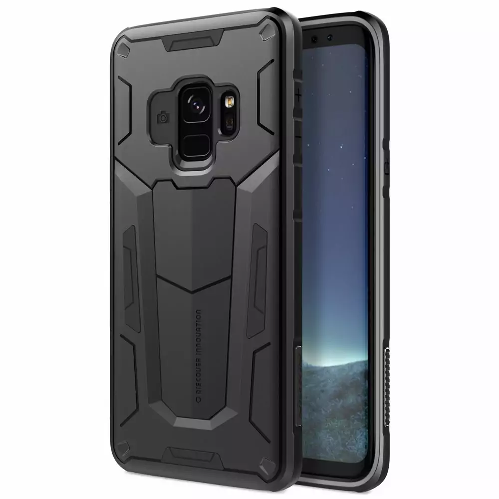 NILLKIN Defender Tough Shockproof Dual Layer Hybrid Hard Cover Armour Bag Case For Samsung Galaxy S9 0 compressor