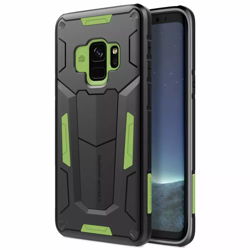 NILLKIN Defender Tough Shockproof Dual Layer Hybrid Hard Cover Armour Bag Case For Samsung Galaxy S9 1 compressor