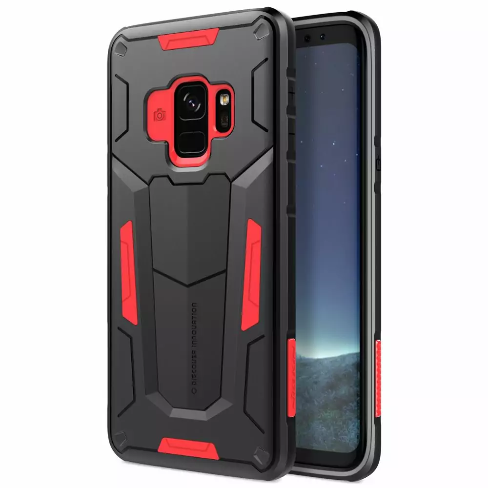 NILLKIN Defender Tough Shockproof Dual Layer Hybrid Hard Cover Armour Bag Case For Samsung Galaxy S9 3 compressor