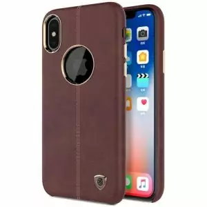 Nillkin Englon Leather Back Case iPhone X Brown