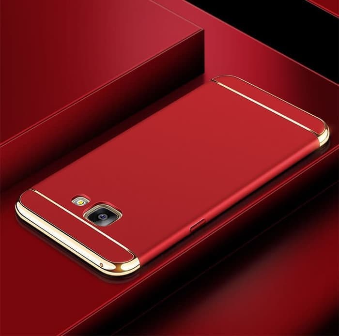 Case 3 in 1 Premium Hardcase For Samsung C9 Pro Merah
