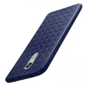 Proelio Ultra Thin Soft Silicone Weave Case For Xiaomi Redmi 4X 5X Note 4 5A Protector Blue