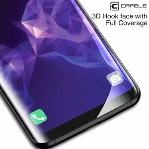 CAFELE Screen Protector For Samsung Galaxy Note 9 3D Full Coverage HD Clear Soft Hydrogel Glass 4 compressor