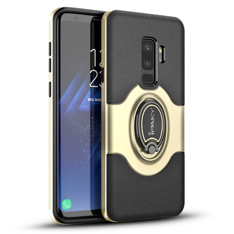 For Samsung Galaxy S9 Plus Case iPaky Coque For Samsung S9 Plus Case Silicone TPU PC Gold
