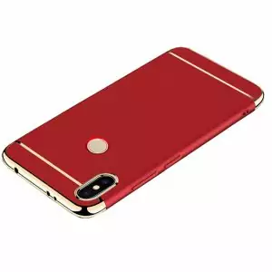 For Xiaomi Redmi S2 MI 8 Back Case 3 in 1 360 PC Full Protection Coque Red