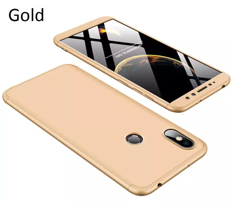 GKK Case For Xiaomi Redmi S2 360 Full Protection Cover Gold