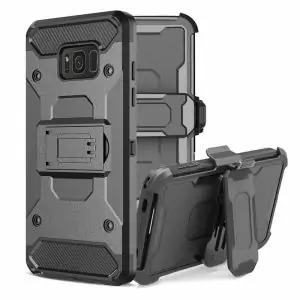 Samsung Galaxy S8 Plus XGEAR Armor w Holster Case Full Protection
