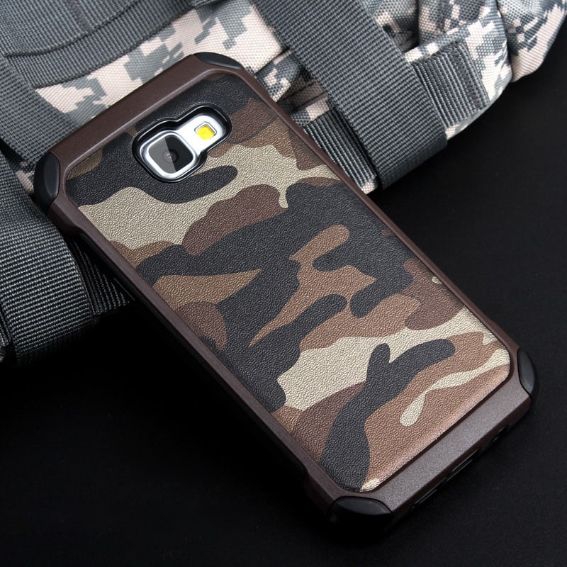 ITEUU A9 Army Camouflage Hard Case for Samsung Galaxy A9 Bag TPU PC Anti knock Shockproof min