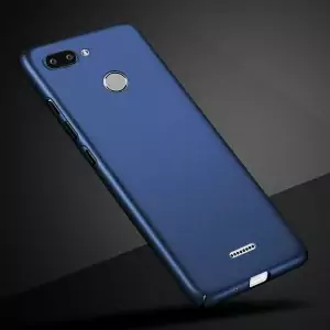 Luxury Hard Phone Case For Xiaomi Xiomi Redmi 6 Case Cover Matte Protector Back Cover For Blue compressor