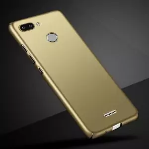 Luxury Hard Phone Case For Xiaomi Xiomi Redmi 6 Case Cover Matte Protector Back Cover For Gold compressor