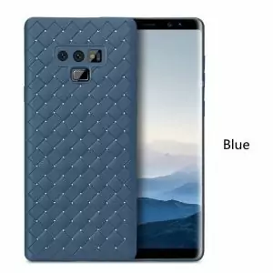 Weave Soft TPU Silicon Cases for Samsung Galaxy Note 9 Leather Pattern Matte Cover Coque for 1 compressor