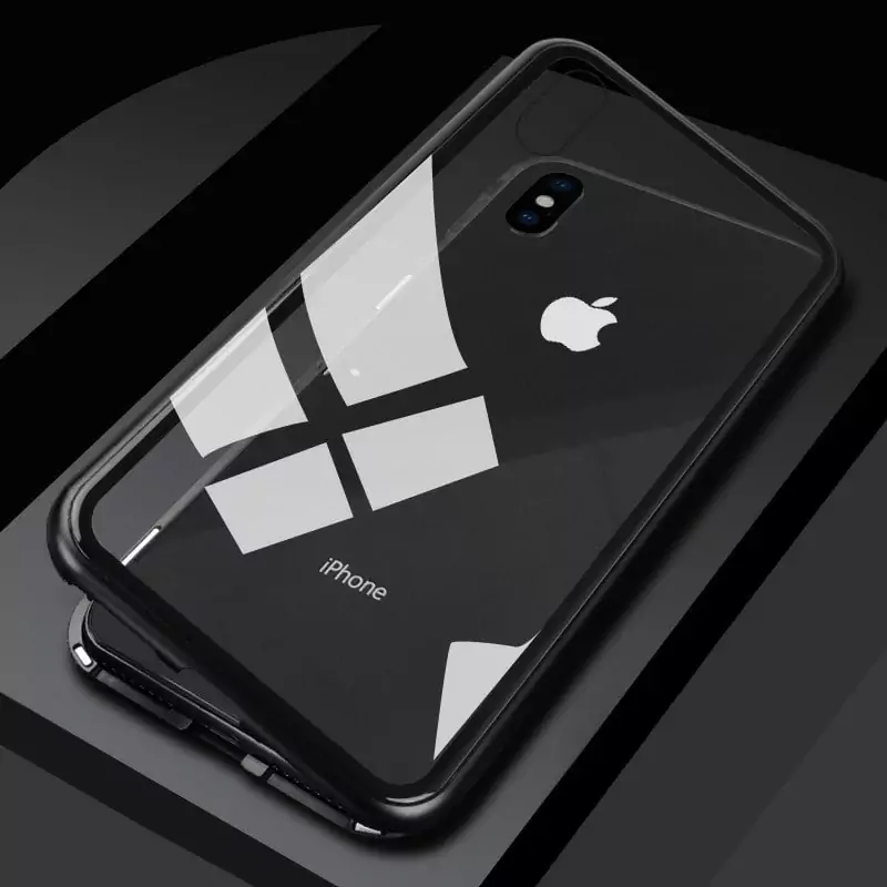 httpssumberrezeki.idcasing premium iphone xs max magnetic aluminium tempered glass case1
