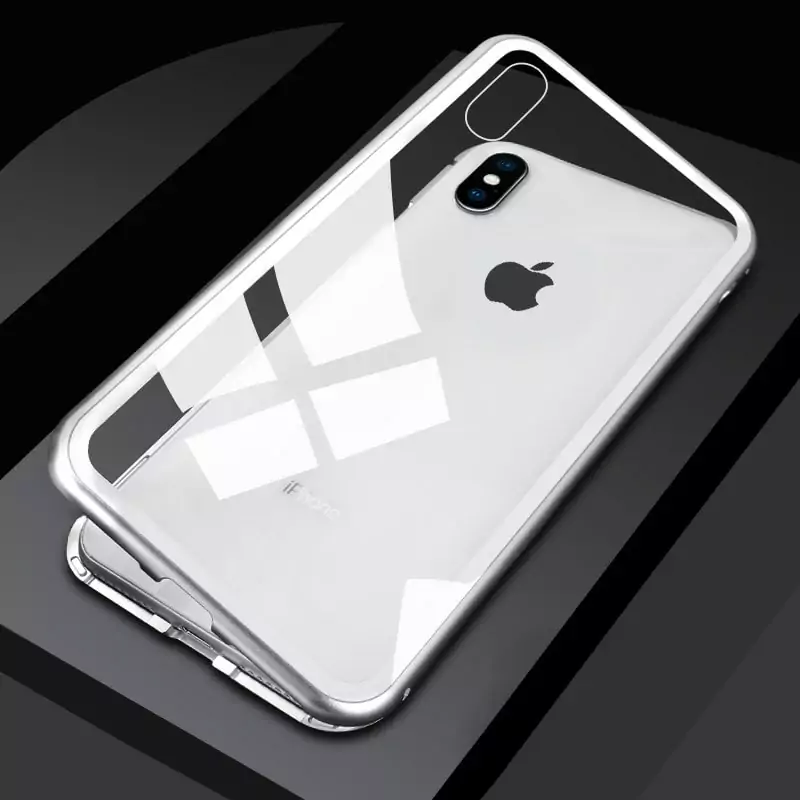 httpssumberrezeki.idcasing premium iphone xs max magnetic aluminium tempered glass case2