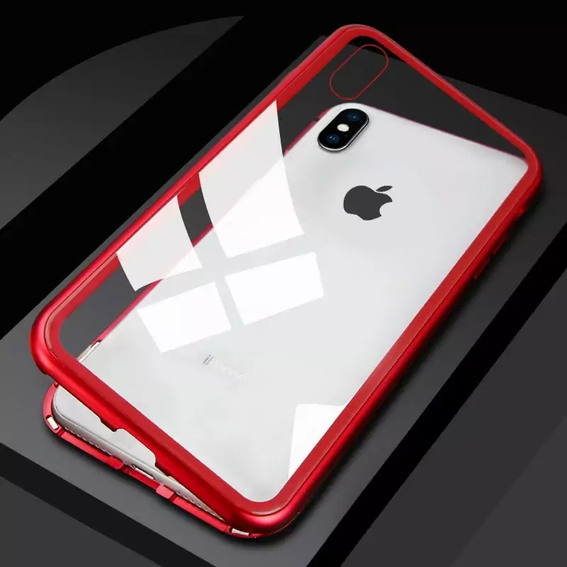httpssumberrezeki.idcasing premium iphone xs max magnetic aluminium tempered glass case3
