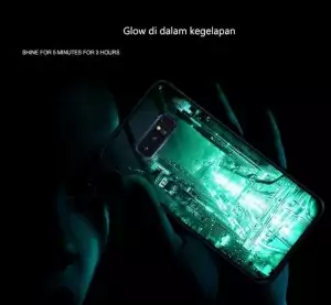 Case Crystall Glow In The Dark Samsung Note 8 a