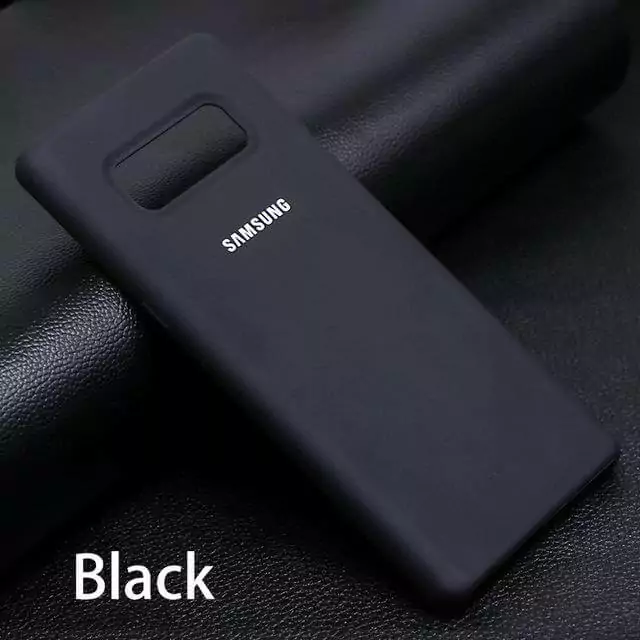 Case Silicone OEM Samsung NOTE 8 Black 1
