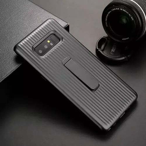 Case Vertycal With Stand Hold Note 8 Black