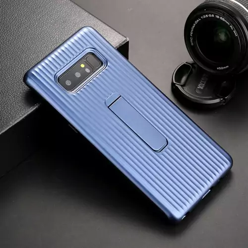 Case Vertycal With Stand Hold Note 8 Blue