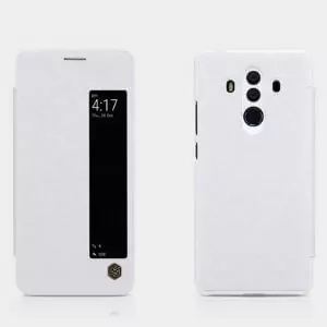 Huawei Mate 10 Pro Flip Cover Nillkin Qin Series putih