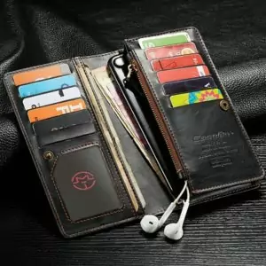 Samsung Galaxy J7 Plus Wallet Case Universal Phone Bag Leather Case2 compressor