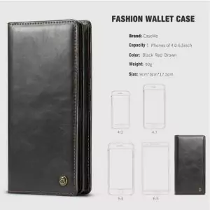 Samsung Galaxy J7 Plus Wallet Case Universal Phone Bag Leather Case3 compressor