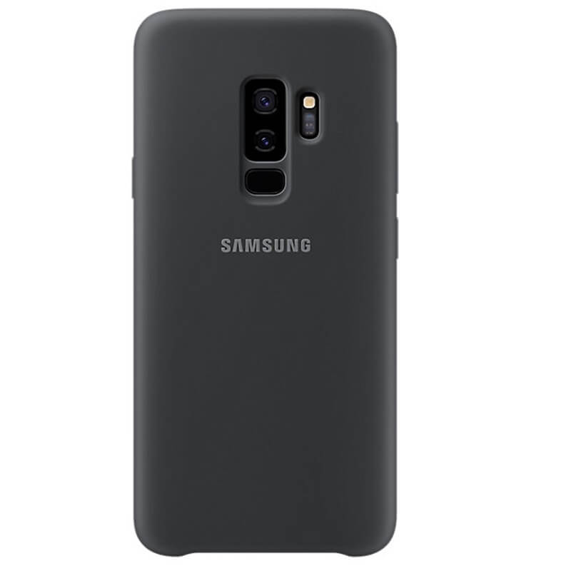Samsung S9 Case Original Silicone Soft Cover Samsung Galaxy S9 Plus Case Full Protect Back Cover Black