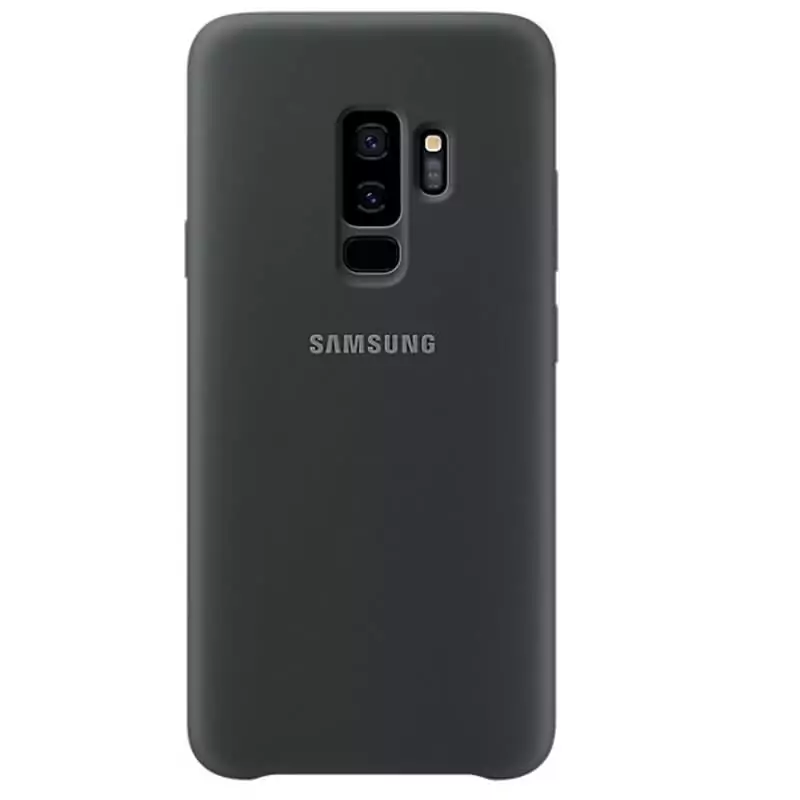 Samsung S9 Case Original Silicone Soft Cover Samsung Galaxy S9 Plus Case Full Protect Back Cover Black