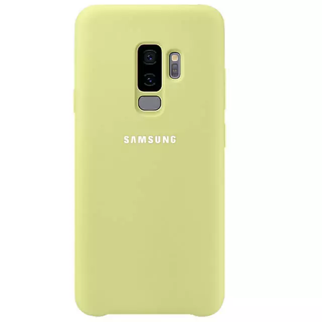 Samsung S9 Case Original Silicone Soft Cover Samsung Galaxy S9 Plus Case Full Protect Back Cover Green